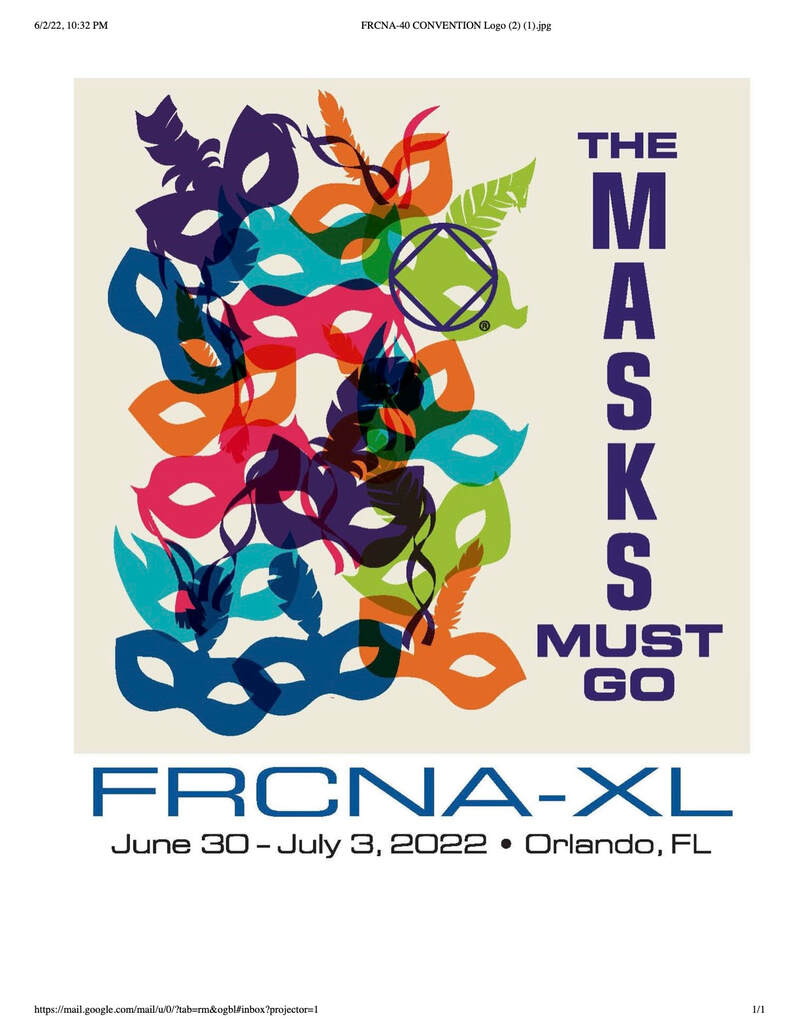 FRCNA 40 The Masks Must Go! Orlando, Florida, June 30-July 3, 2022